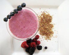 Fruit, Flax and Fibre Breakfast Smoothie
