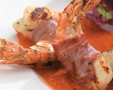 Prosciutto-wrapped Jumbo Shrimp