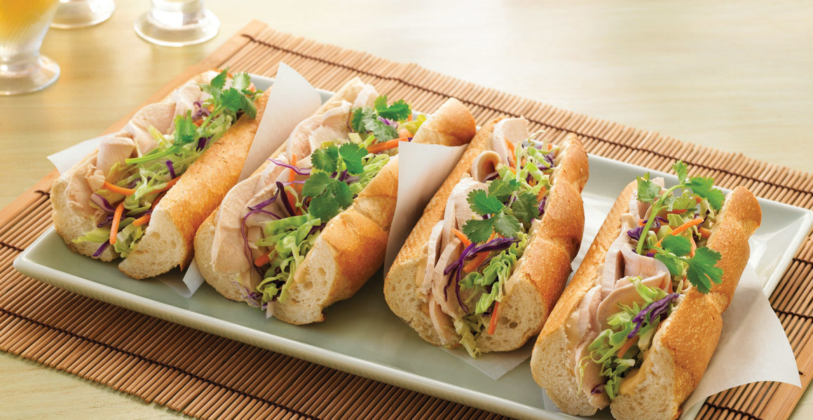 Vietnamese Style Chicken Sandwiches
