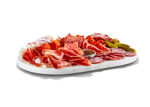 Italian Deli Meats on serving board