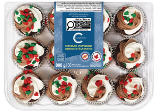 Package of Compliments Mini-Peppermint cupcakes