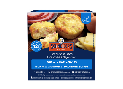 Schneiders® Egg with Ham & Swiss Breakfast Bites