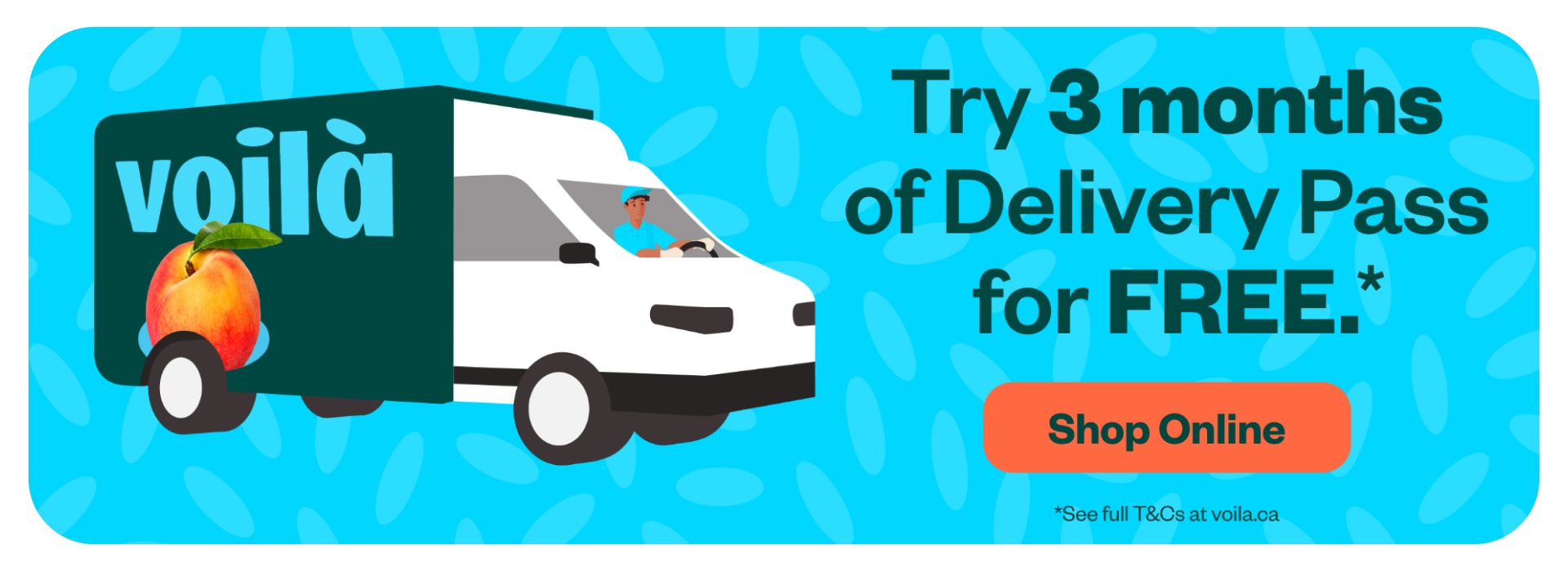 Try 3 months of Delivery Pass Free with Voila